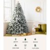 Jingle Jollys Christmas Tree Xmas Trees Decorations Snowy Tips – 6ft