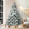 Jingle Jollys Christmas Tree Xmas Trees Decorations Snowy Tips – 6ft