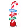 Christmas Inflatable Candy Pole 2.4M Illuminated Decorations