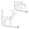 Jingle Jollys Christmas Motif Lights LED Rope Reindeer Waterproof Solar Powered – 2