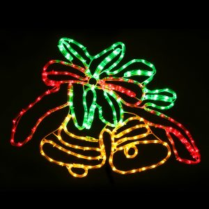 Christmas Lights 76cm Bells 216 LED Decorations